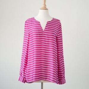 Ann Taylor Striped Blouse